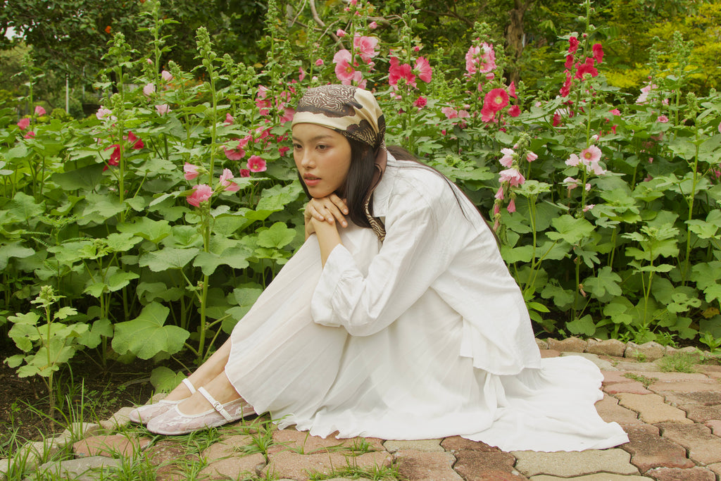 Truffle Silk Scarf